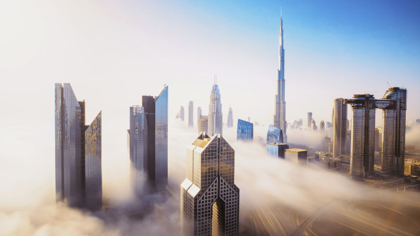 DLS Dubai - Skyline von Dubai