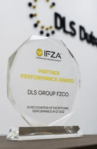 IFZA award for DLS Dubai in 2022. image 2.